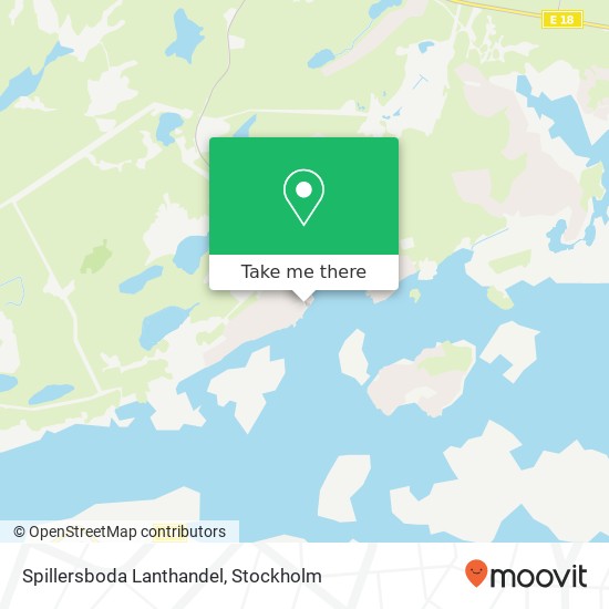 Spillersboda Lanthandel map