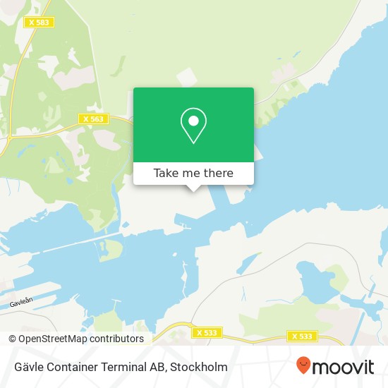 Gävle Container Terminal AB map