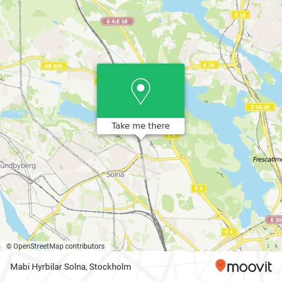 Mabi Hyrbilar Solna map