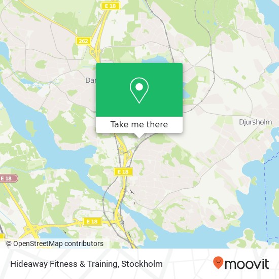 Hideaway Fitness & Training map