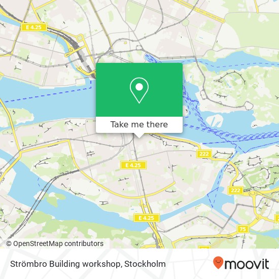 Strömbro  Building workshop map