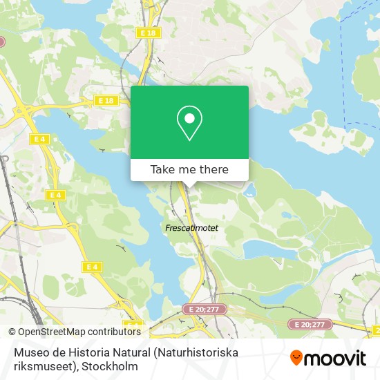 Museo de Historia Natural (Naturhistoriska riksmuseet) map