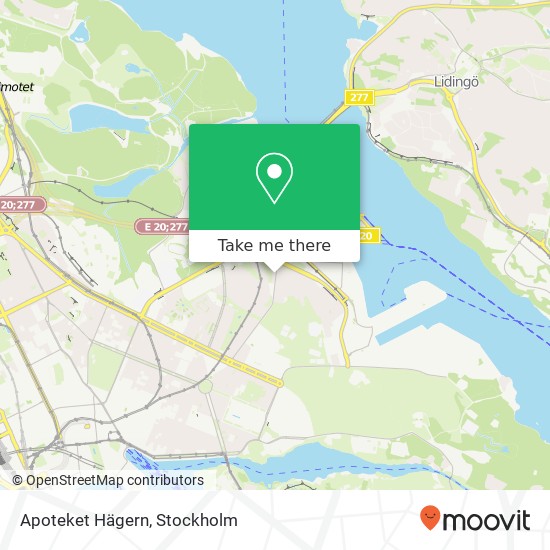 Apoteket Hägern map