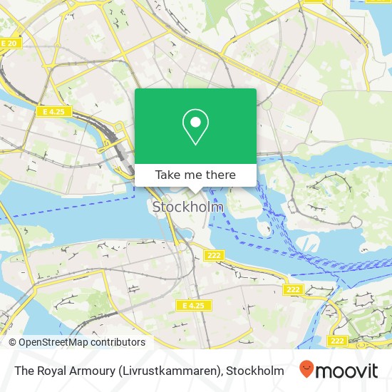 The Royal Armoury (Livrustkammaren) map