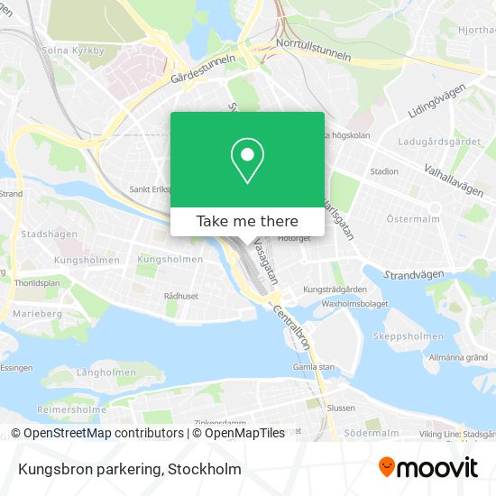 Kungsbron parkering map