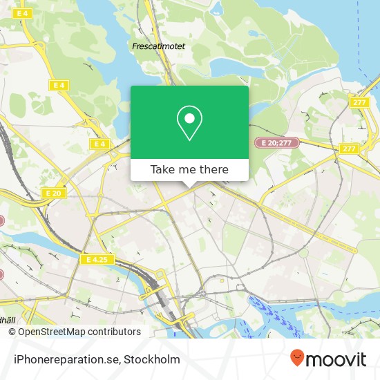 iPhonereparation.se map