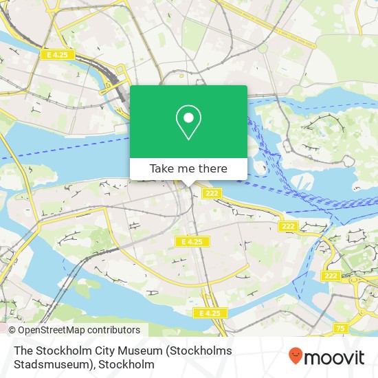 The Stockholm City Museum (Stockholms Stadsmuseum) map