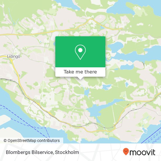 Blombergs Bilservice map