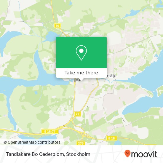 Tandläkare Bo Cederblom map