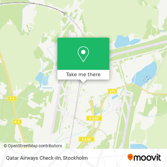 Qatar Airways Check-iIn map