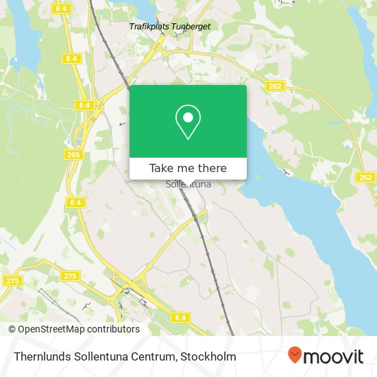 Thernlunds Sollentuna Centrum map