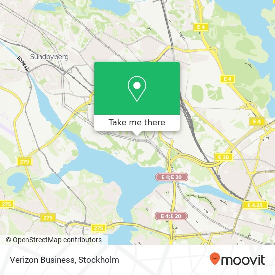 Verizon Business map