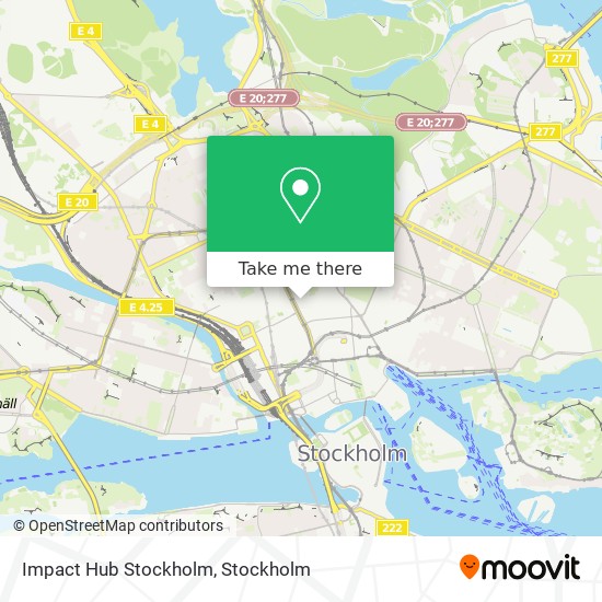 Impact Hub Stockholm map