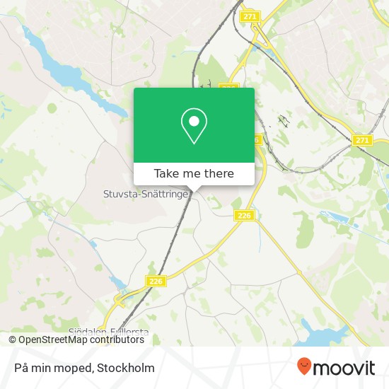 På min moped map