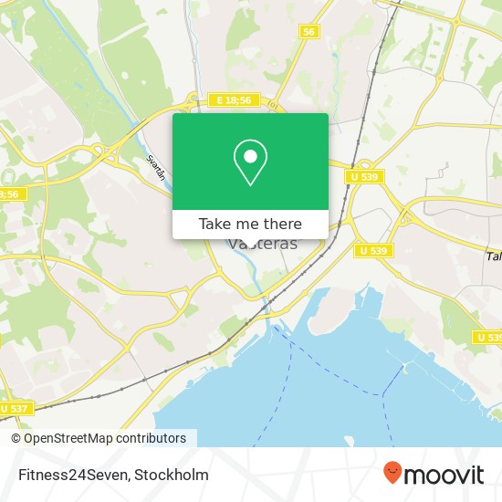 Fitness24Seven map