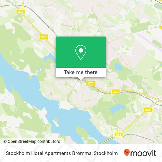 Stockholm Hotel Apartments Bromma map