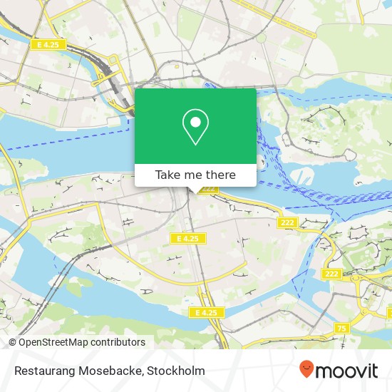 Restaurang Mosebacke map