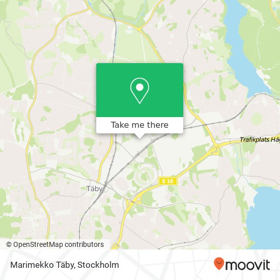 Marimekko Täby map