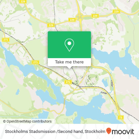 Stockholms Stadsmission /Second hand map