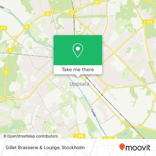 Gillet Brasserie & Lounge map