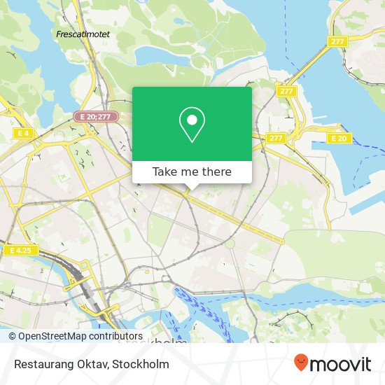 Restaurang Oktav map