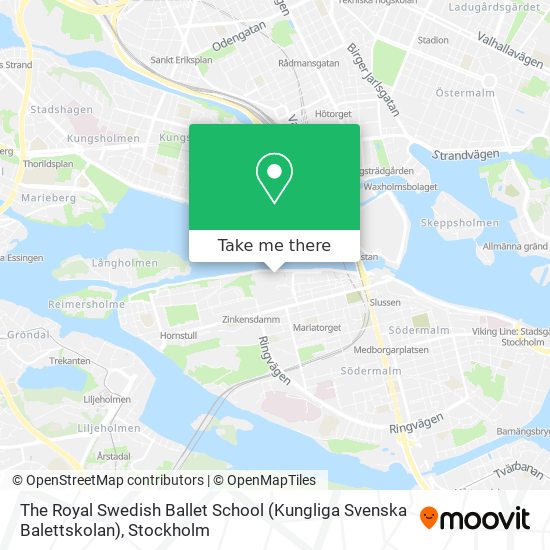 The Royal Swedish Ballet School (Kungliga Svenska Balettskolan) map