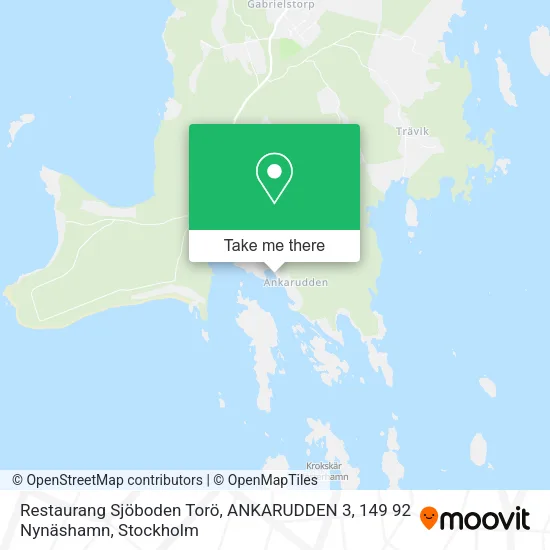 Restaurang Sjöboden Torö, ANKARUDDEN 3, 149 92 Nynäshamn map