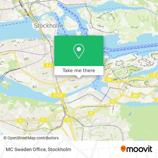 MC Sweden Office map