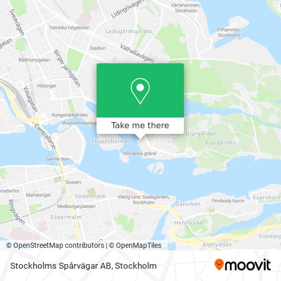 Stockholms Spårvägar AB map