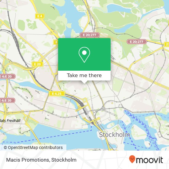 Macis Promotions map