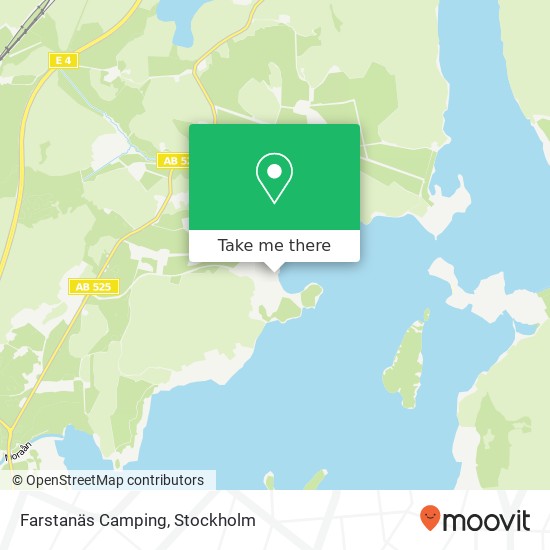 Farstanäs Camping map