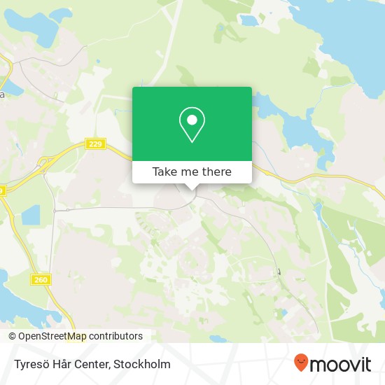 Tyresö Hår Center map