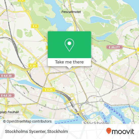 Stockholms Sycenter map