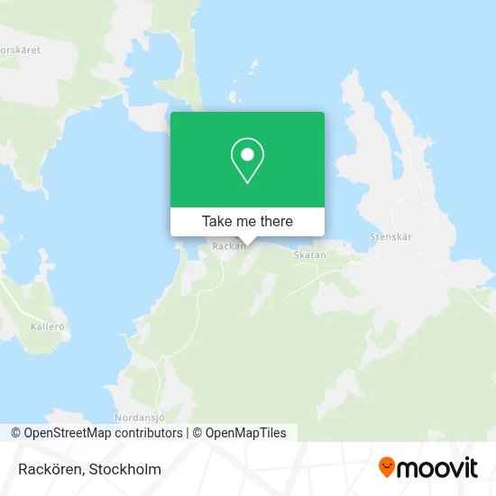 Rackören map