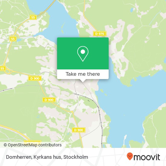 Domherren, Kyrkans hus map