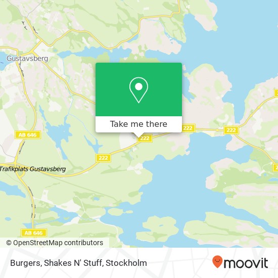 Burgers, Shakes N' Stuff map