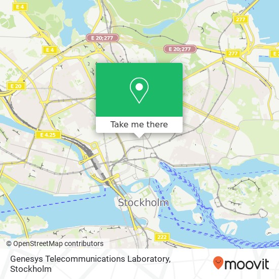 Genesys Telecommunications Laboratory map