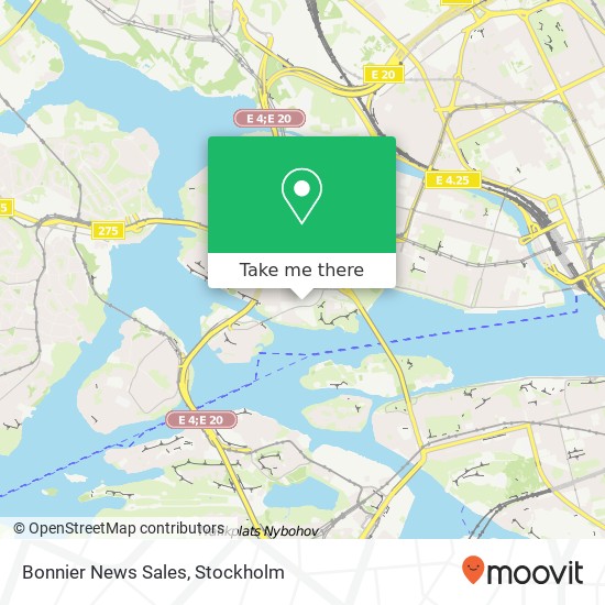 Bonnier News Sales map