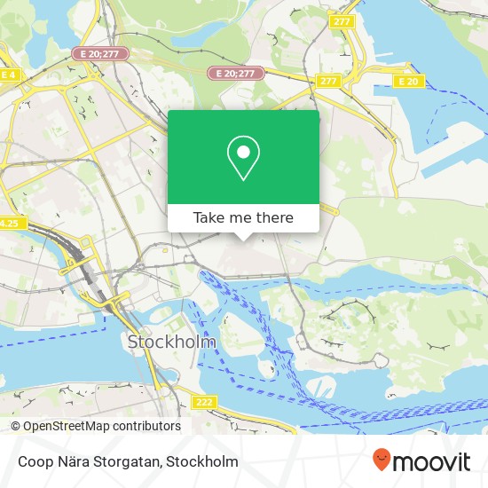 Coop Nära Storgatan map