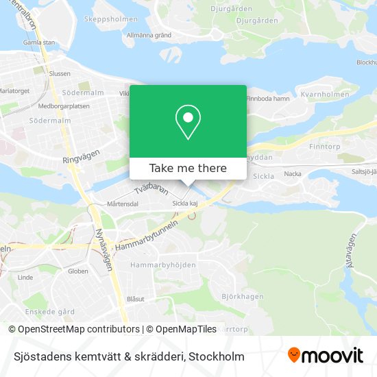 Sjöstadens kemtvätt & skrädderi map