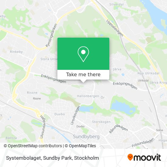 Systembolaget, Sundby Park map