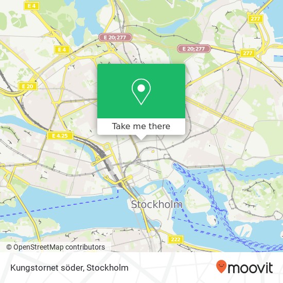 Kungstornet söder map