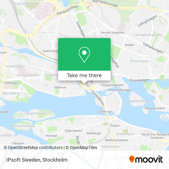 IPsoft Sweden map