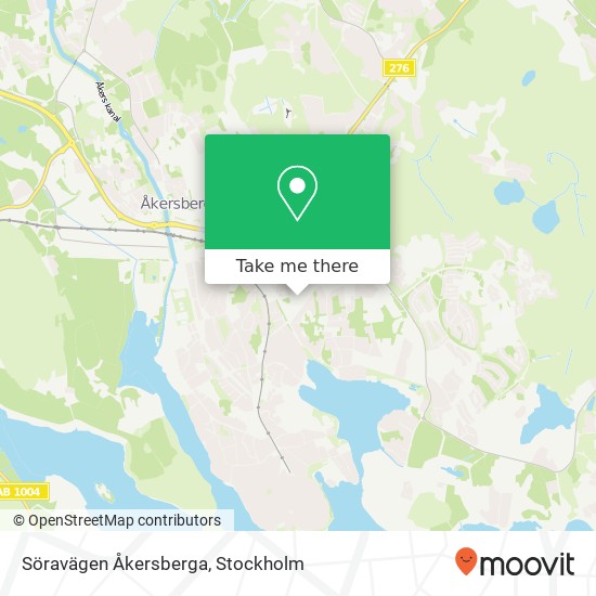 Söravägen Åkersberga map