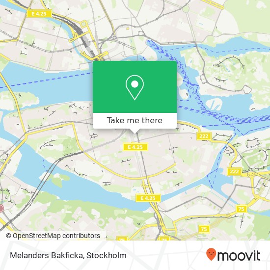 Melanders Bakficka map