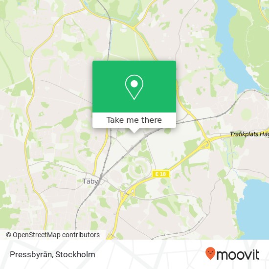 Pressbyrån map