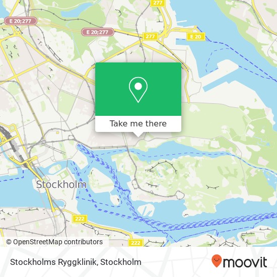 Stockholms Ryggklinik map