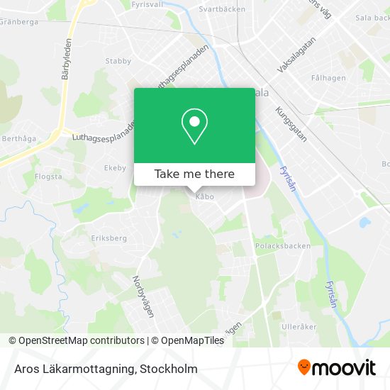 Aros Läkarmottagning map