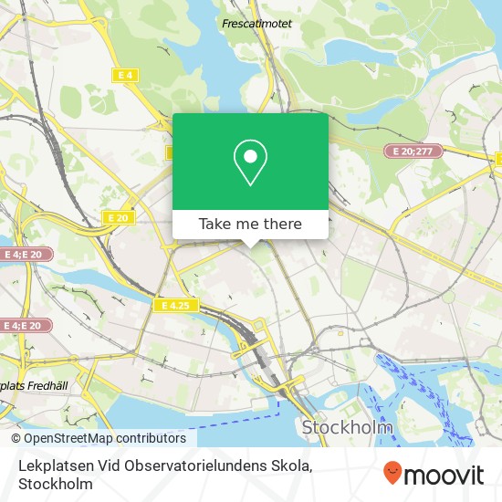 Lekplatsen Vid Observatorielundens Skola map