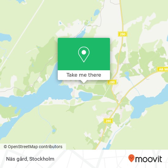 Näs gård map